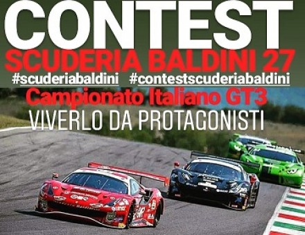 CONTEST SCUDERIA BALDINI - In palio 2 Pass Vip per vivere la gara di Vallelunga insieme ai protagonisti 