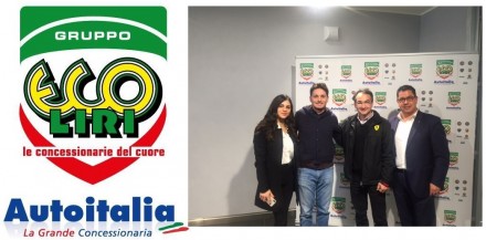 Il Gruppo Eco Liri Spa consegna una splendida Stelvio Alfa Romeo al pilota della Scuderia Baldini Giancarlo Fisichella 