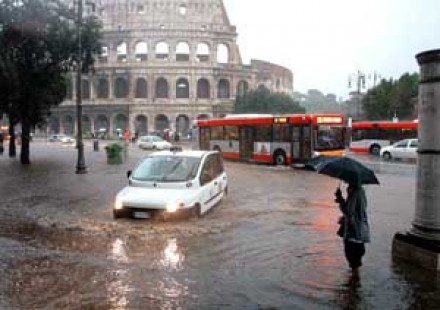 Maltempo in Italia, colpa del ciclone Golia