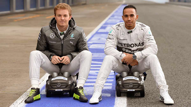 Rosberg-Hamilton pista teaser